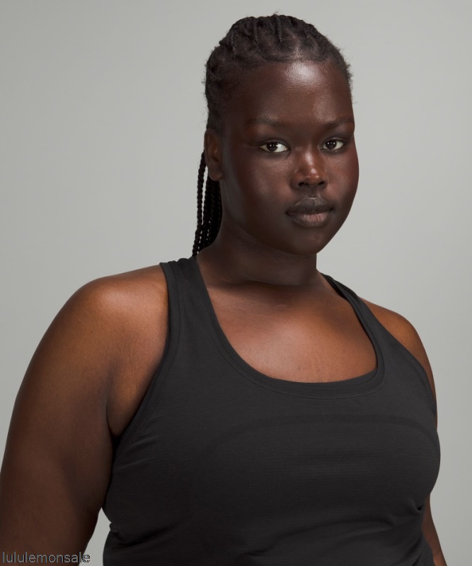 Lululemon Damen DELULU521 | Black Swiftly Tech Racerback Tank Top 20 Rennlänge